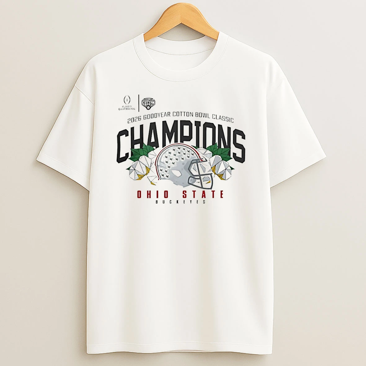 Vflippa Schmidtstee 20251222_104542 297_ohio State Buckeyes Football 2026 Cfp Cotton Bowl Champions T Shirt