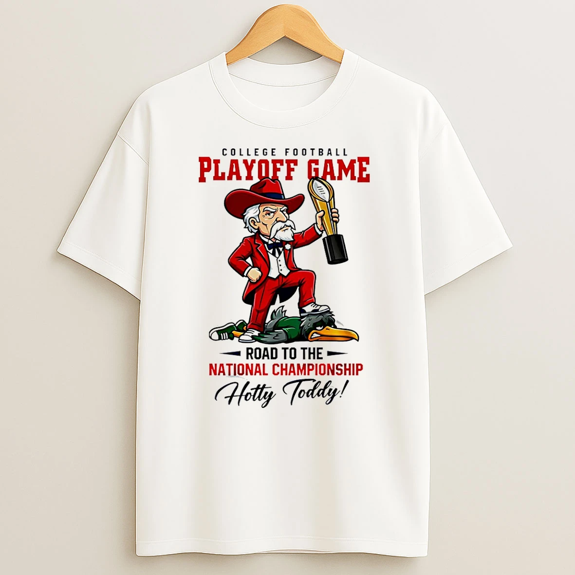 Vflippa Schmidtstee 20251222_104542 297_ole Miss Rebels 2025 26 Cfp Road To The National Championship Hotty Toddy Mascot T Shirt