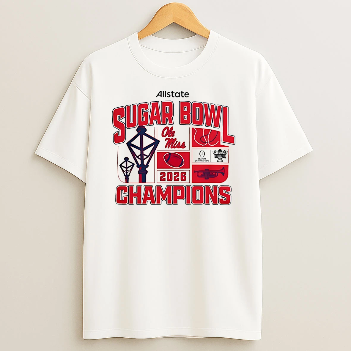Vflippa Schmidtstee 20251222_104542 297_ole Miss Rebels Football 2026 Sugar Bowl Champions T Shirt