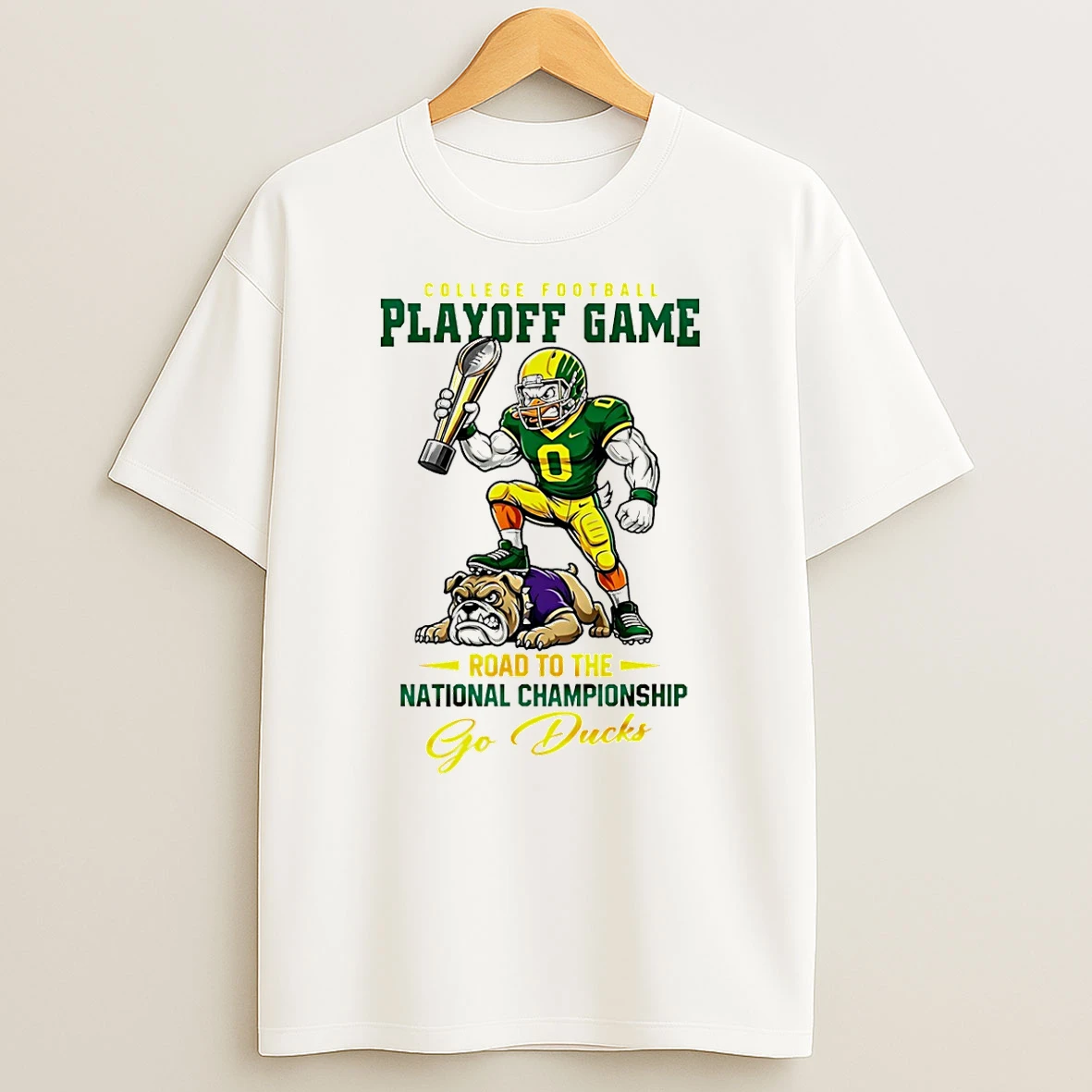 Vflippa Schmidtstee 20251222_104542 297_oregon Ducks 2025 26 Cfp Road To The National Championship Go Ducks Mascot T Shirt