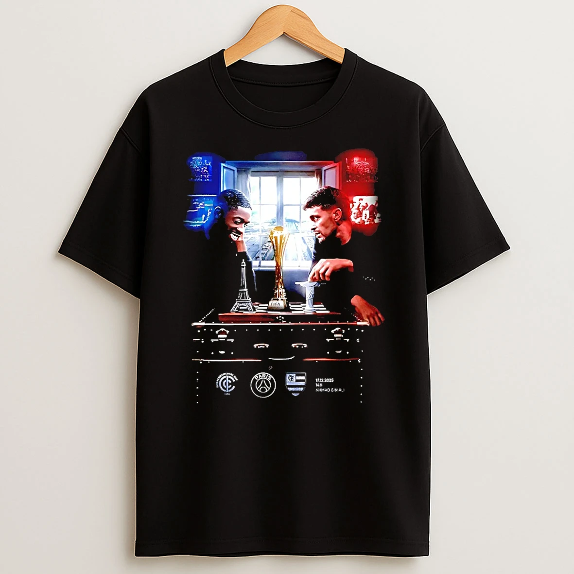 Vflippa Schmidtstee 20251222_104542 297_psg 2025 Intercontinental Cup Champions Psg And Flamengo T Shirt