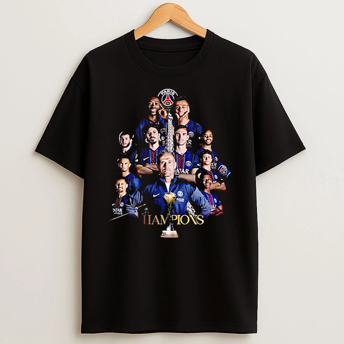 Vflippa Schmidtstee 20251222_104542 297_psg 2025 Intercontinental Cup Champions Graphic T Shirt