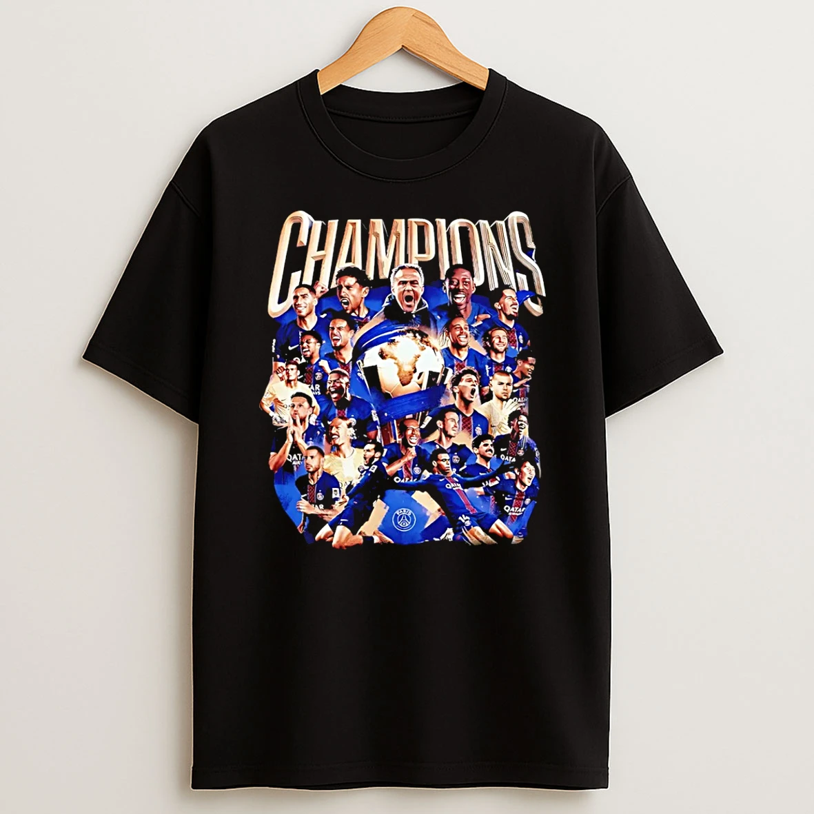 Vflippa Schmidtstee 20251222_104542 297_psg Win The Intercontinental Cup Champions 2025 T Shirt