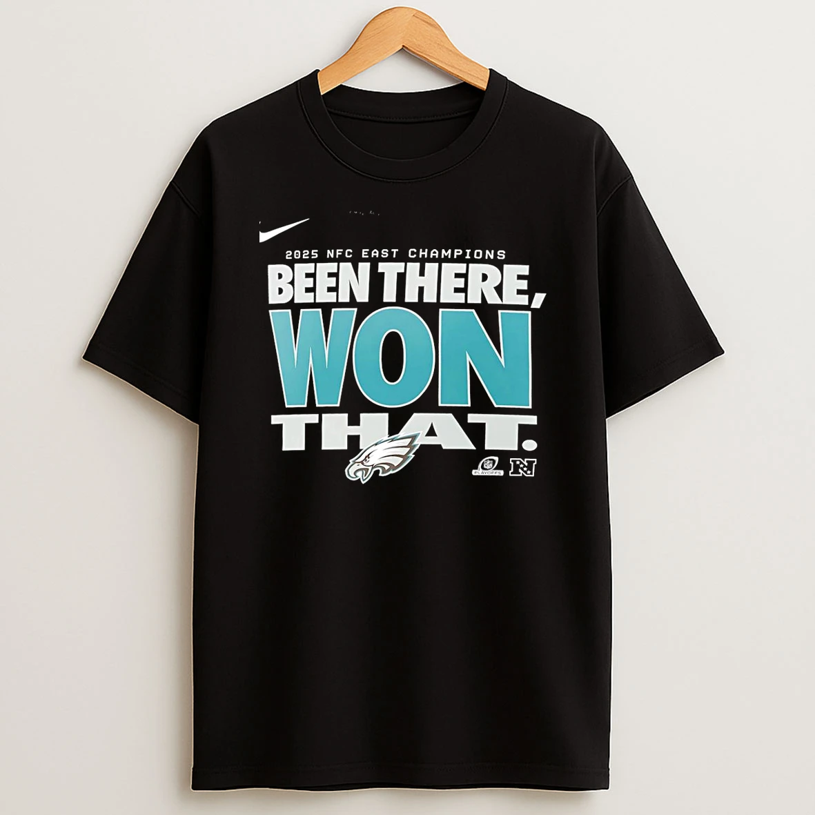 Vflippa Schmidtstee 20251222_104542 297_philadelphia Eagles Been There Won That 2025 Nfc East Champions Locker Room T Shirt