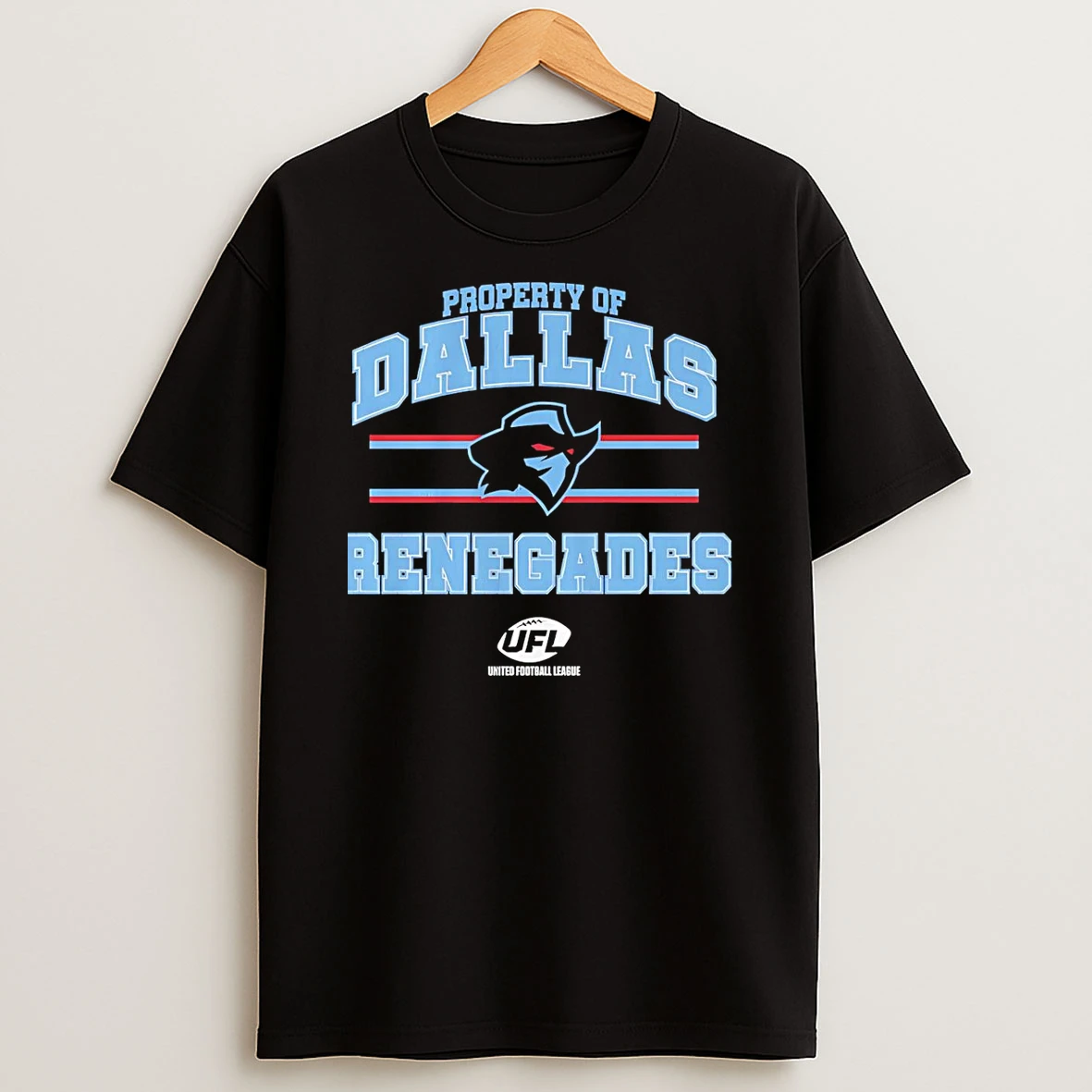 Vflippa Schmidtstee 20251222_104542 297_property Of Dallas Renegades 2025 Ufl T Shirt