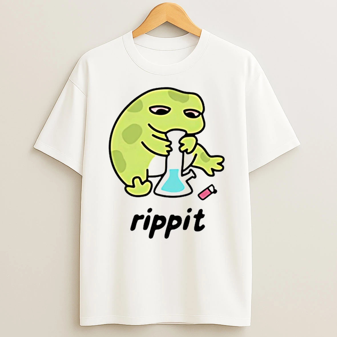 Vflippa Schmidtstee 20251222_104542 297_rippit Frog Meme T Shirt