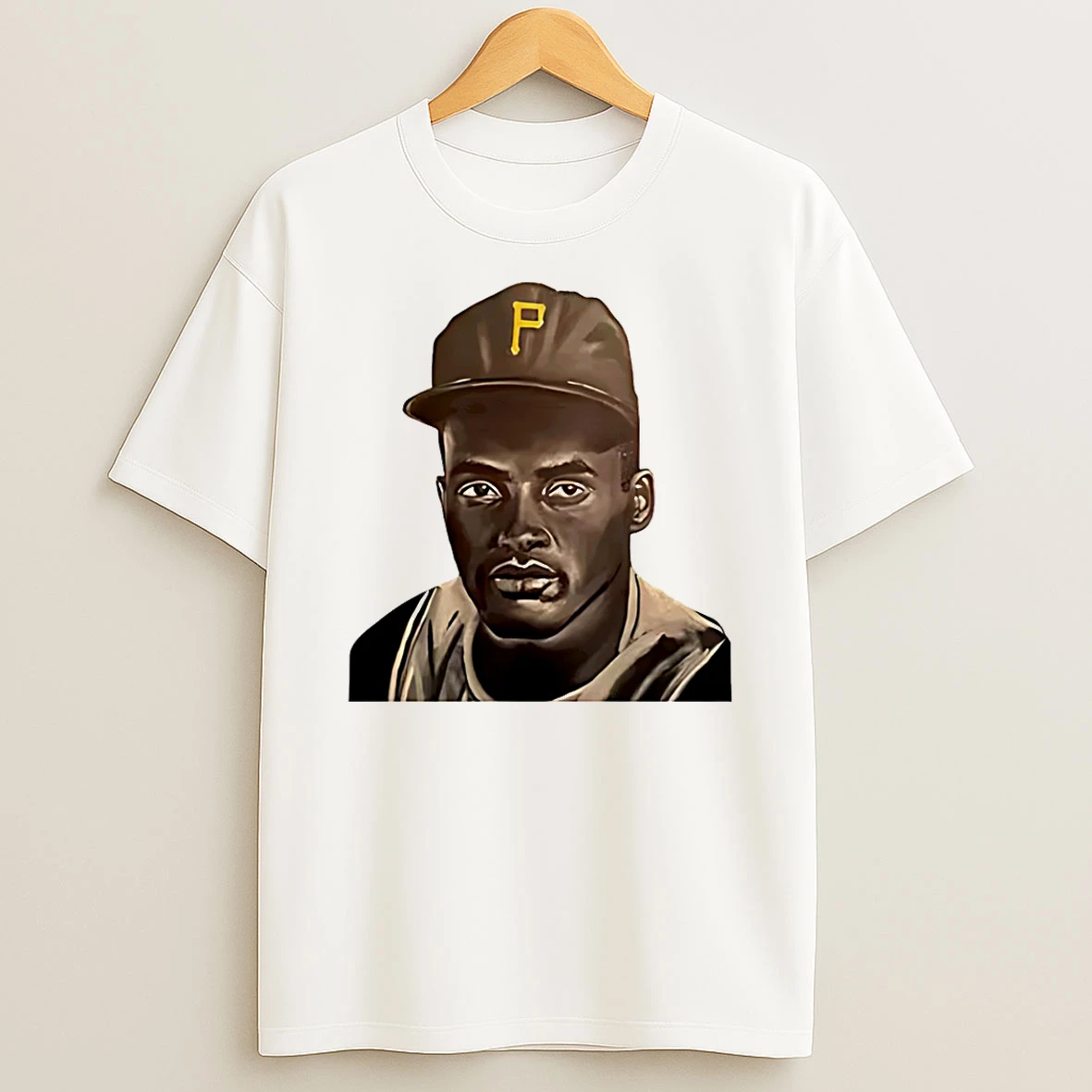 Vflippa Schmidtstee 20251222_104542 297_roberto Clemente Pittsburgh Pirates Sculpture T Shirt
