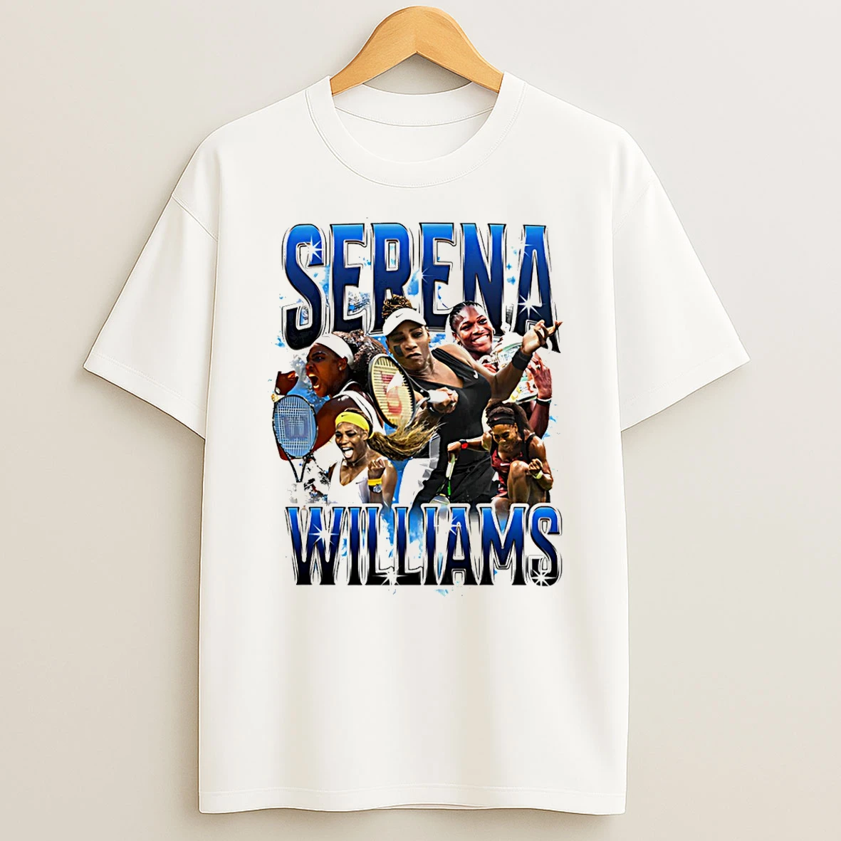 Vflippa Schmidtstee 20251222_104542 297_serena Williams Tennis Player Collage Signature T Shirt