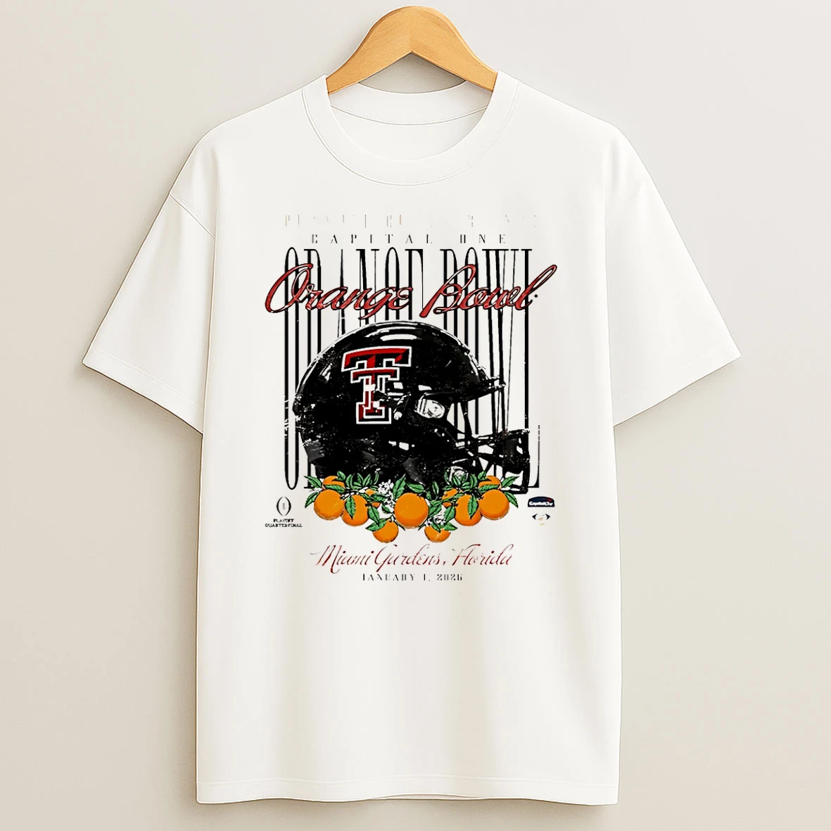 Vflippa Schmidtstee 20251222_104542 297_texas Tech Red Raiders 2026 Orange Bowl Helmet T Shirt