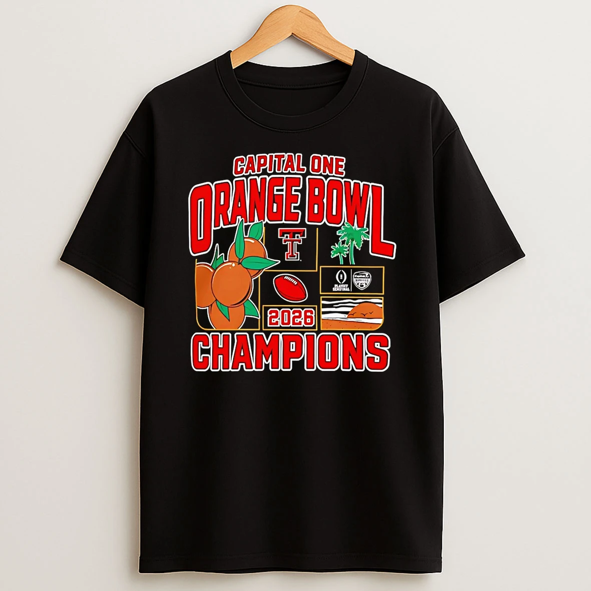 Vflippa Schmidtstee 20251222_104542 297_texas Tech Red Raiders Orange Bowl Champions 2026 Cfp T Shirt