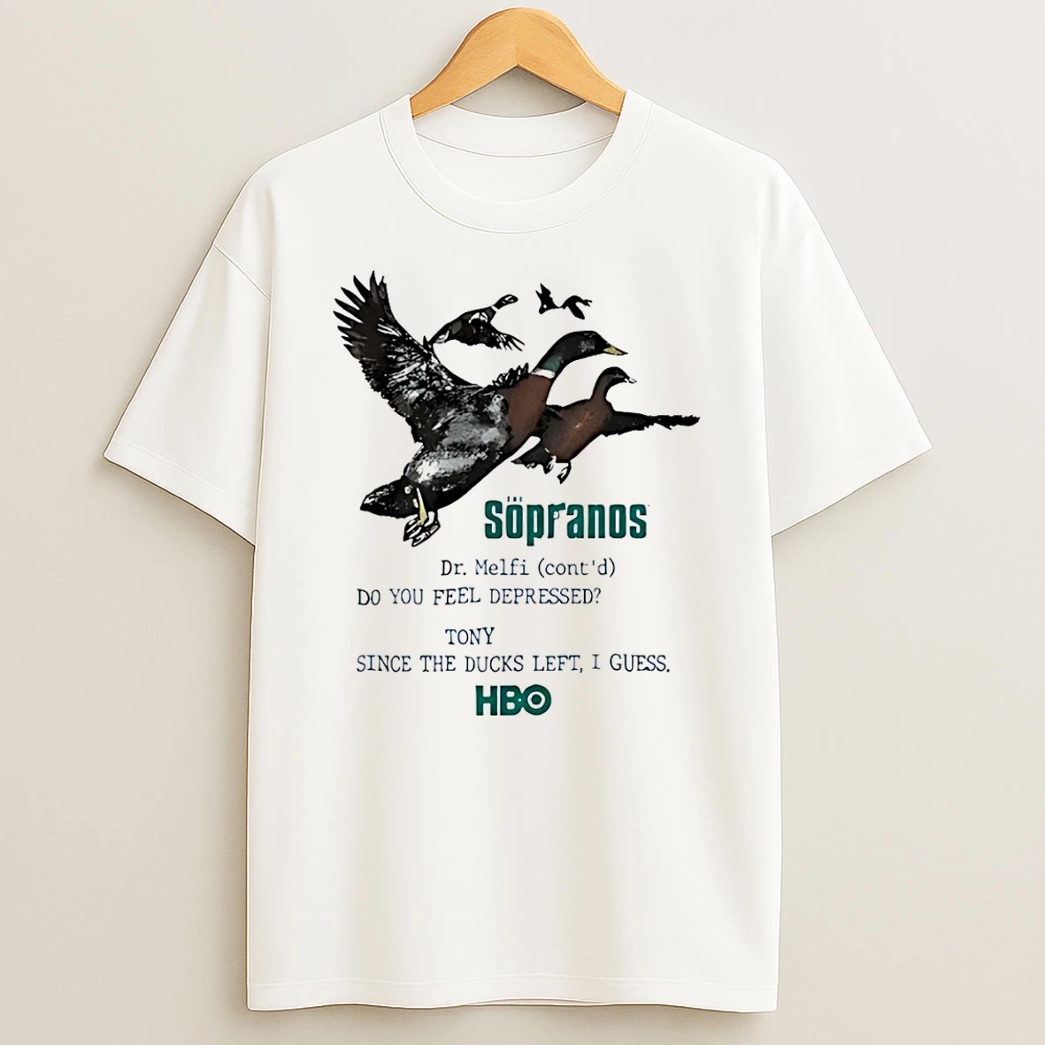 Vflippa Schmidtstee 20251222_104542 297_the Sopranos Tony Are You Depressed T Shirt