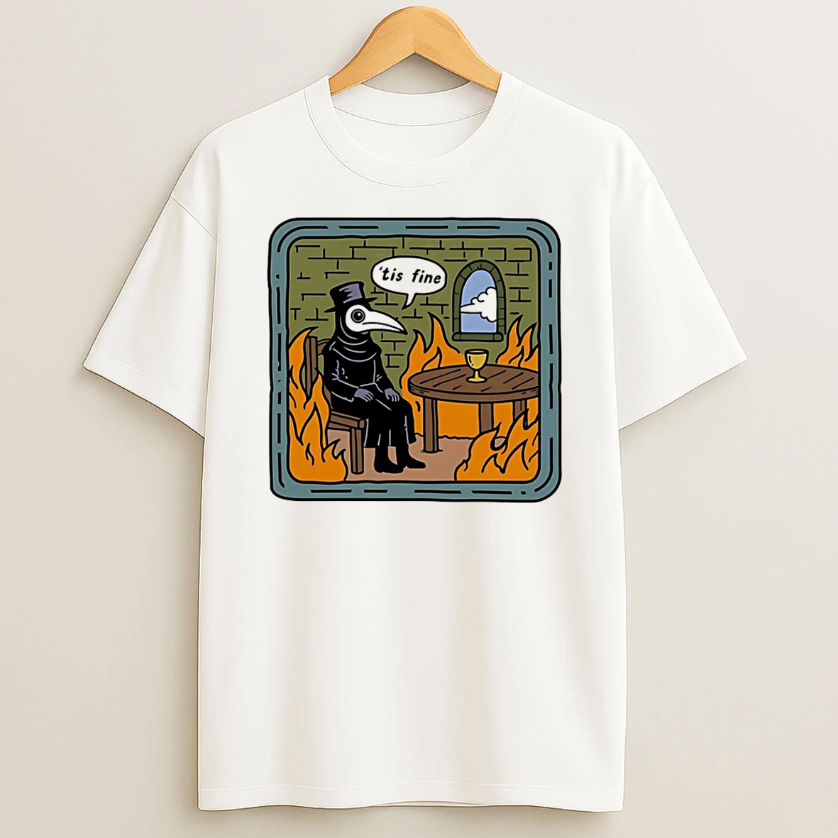 Vflippa Schmidtstee 20251222_104542 297_tis Fine Medieval Meme T Shirt