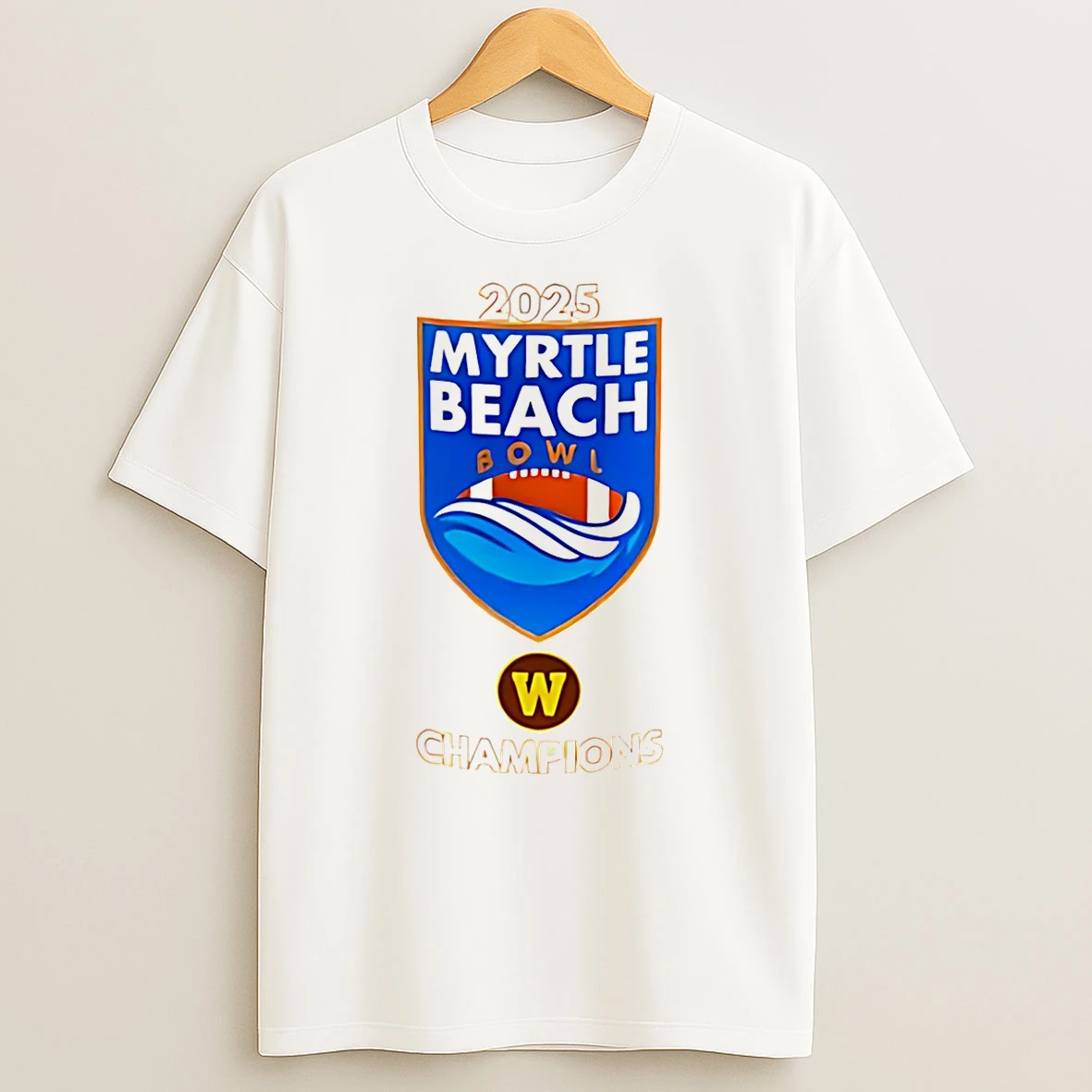 Vflippa Schmidtstee 20251222_104542 297_western Michigan Broncos Wmu 2025 Myrtle Beach Bowl Champions T Shirt