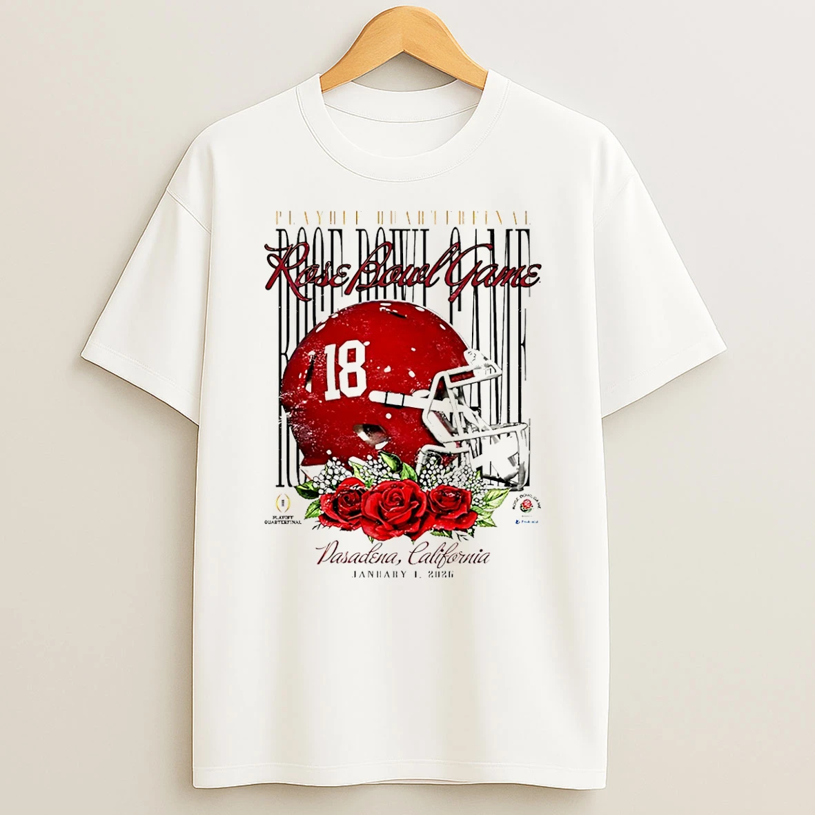 Vflippa Schmidtstee 20251222_123535 107_alabama Crimson Tide Cfp 2026 Rose Bowl Game T Shirt