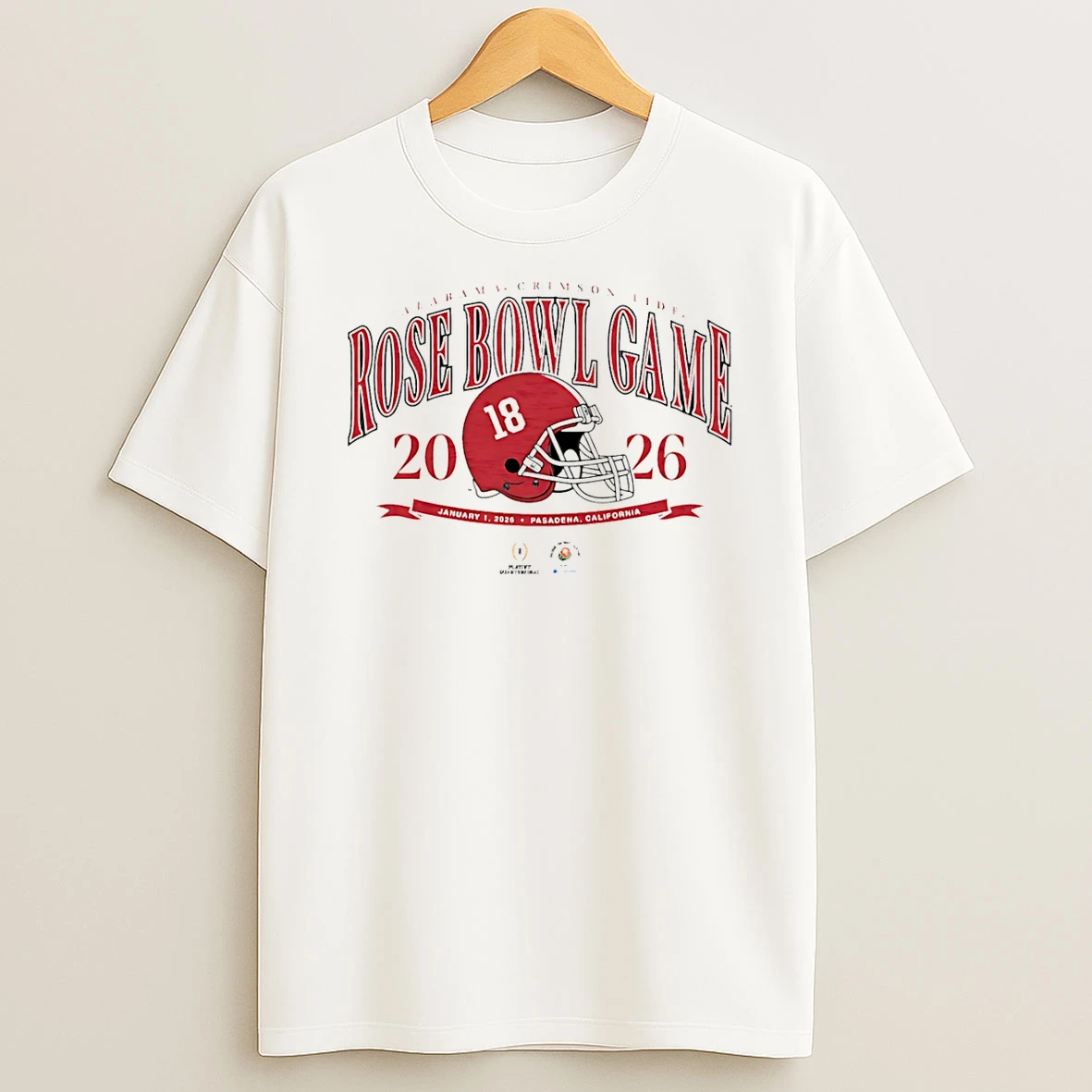 Vflippa Schmidtstee 20251222_123535 107_alabama Crimson Tide Cfp 2026 Rose Bowl Helmet T Shirt