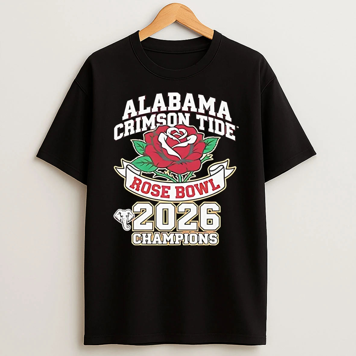 Vflippa Schmidtstee 20251222_123535 107_alabama Crimson Tide Rose Bowl Champions 2026 T Shirt
