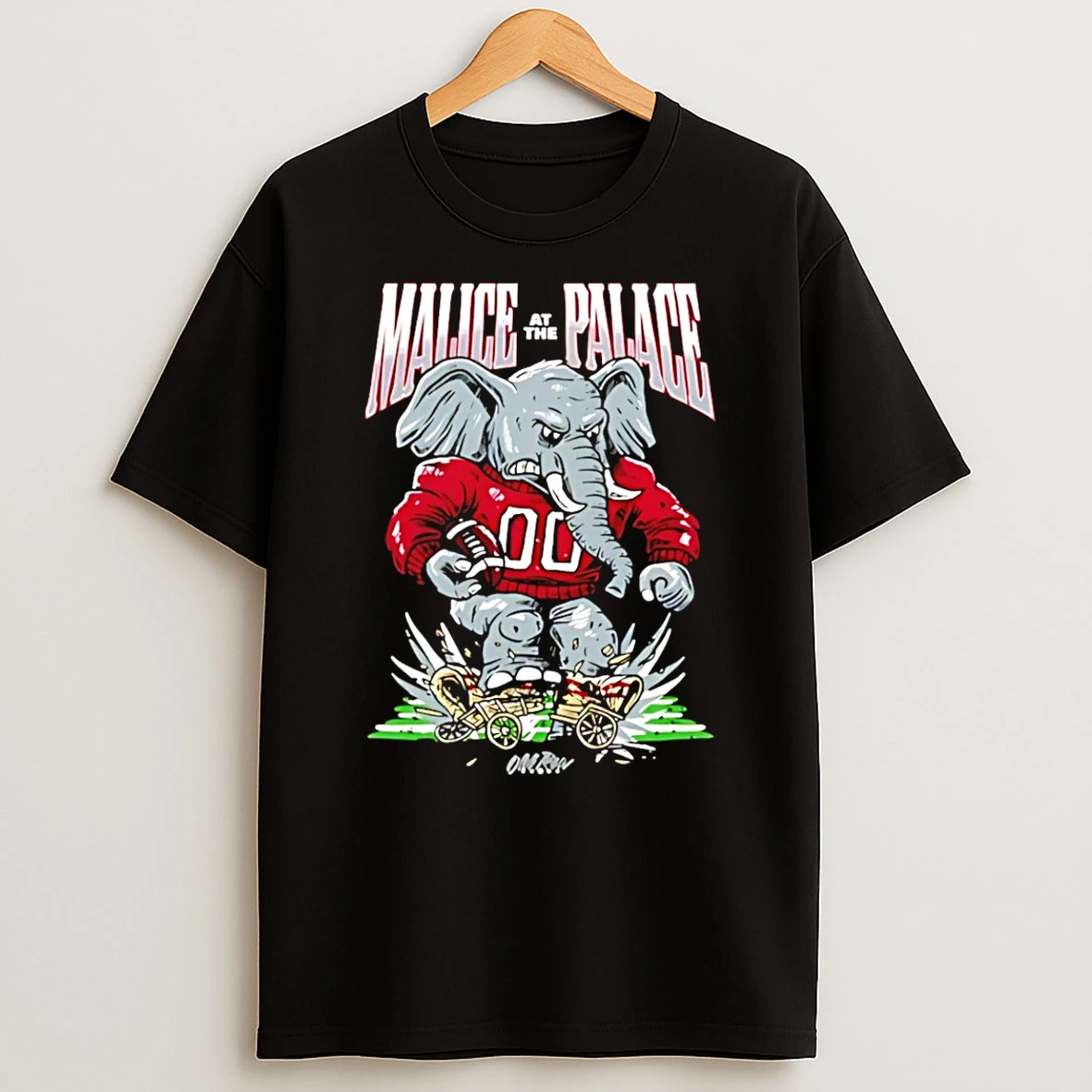 Vflippa Schmidtstee 20251222_123535 107_alabama Rose Bowl Malice At The Palace Elephant 2026 Mascot T Shirt