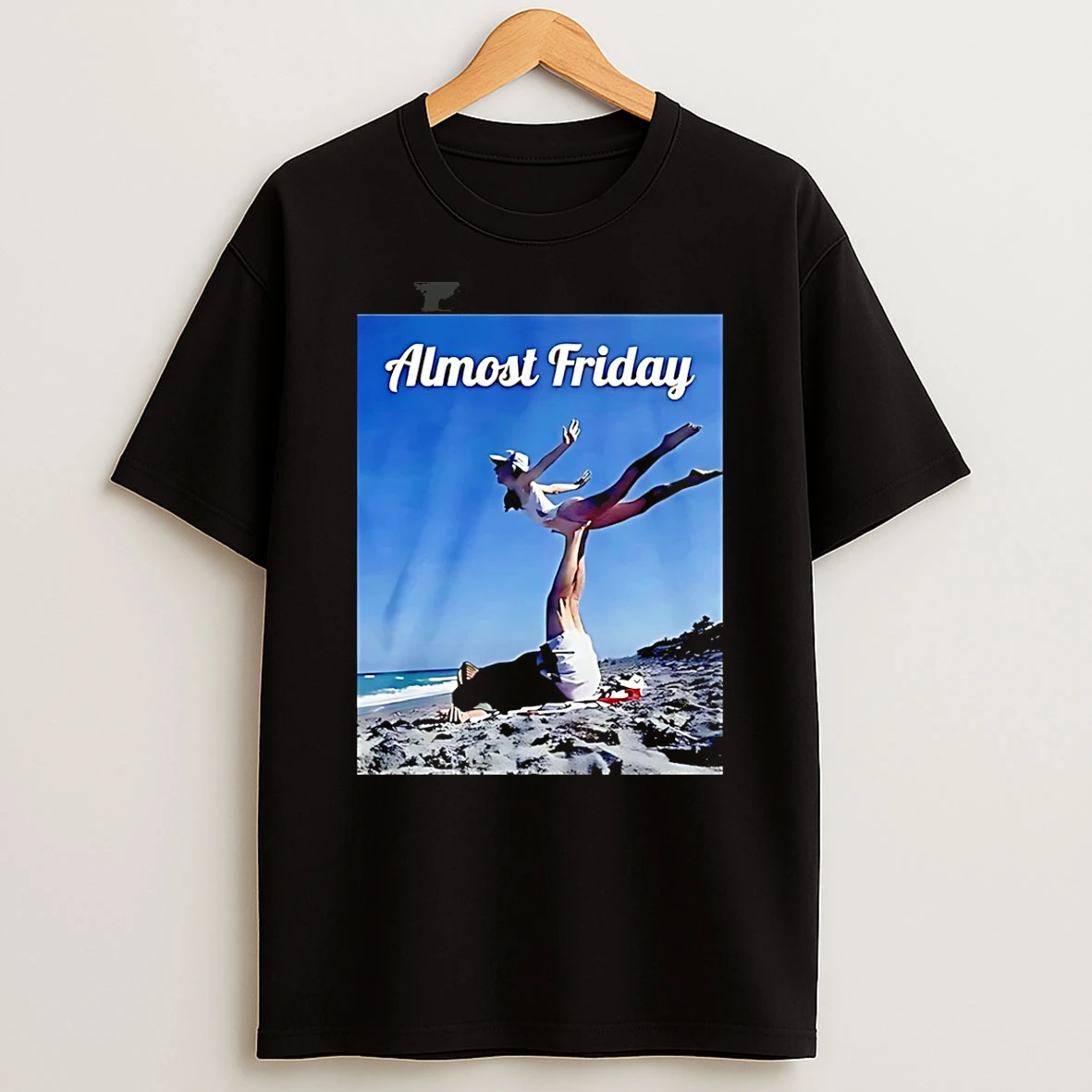 Vflippa Schmidtstee 20251222_123535 107_bill Belichick And His Young Girlfriend Jordon Hudson Practice Pilates On The Beach Almost Friday T Shirt