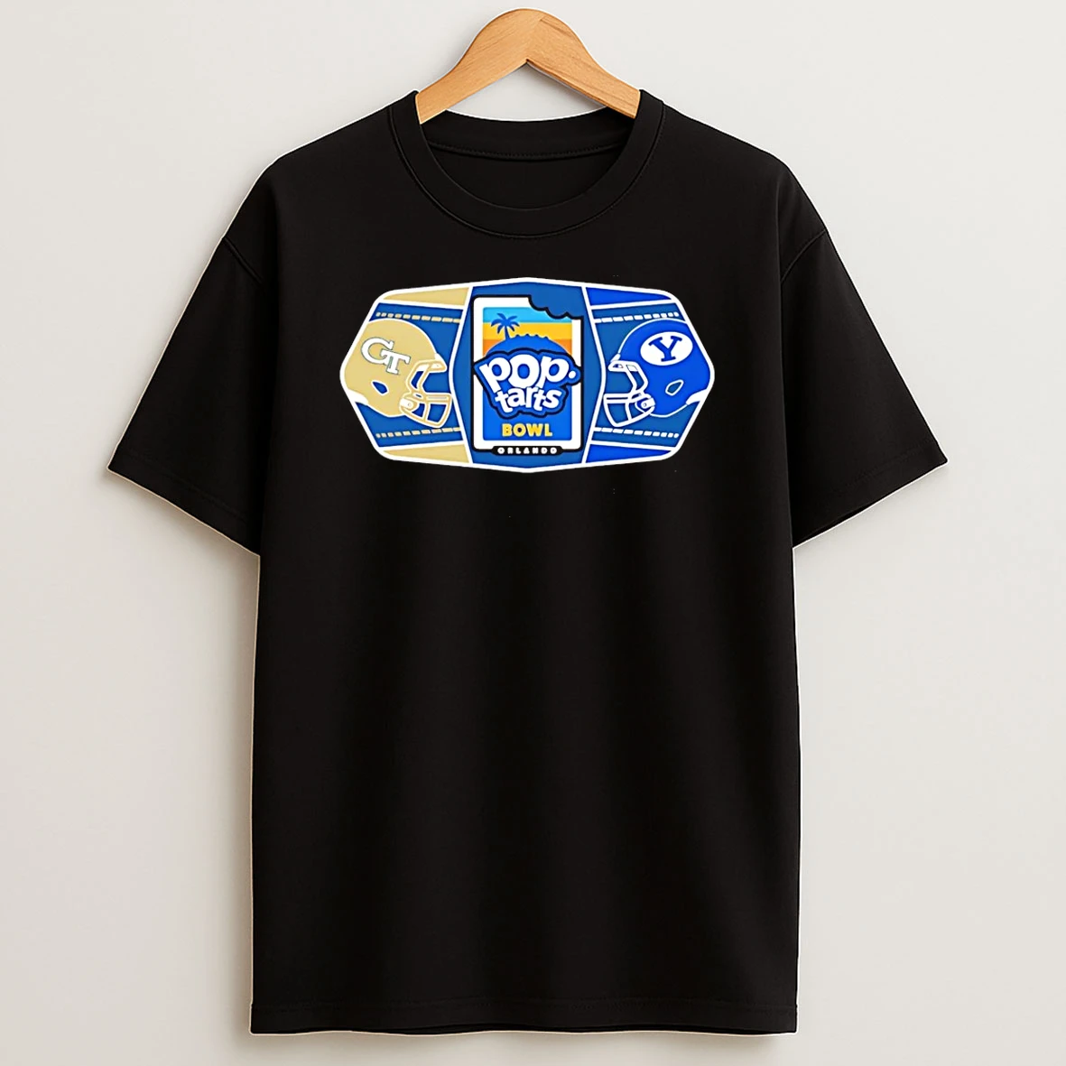 Vflippa Schmidtstee 20251222_123535 107_georgia Tech Yellow Jackets Vs Byu Cougars 2025 Pop Tarts Bowl 2 Team T Shirt