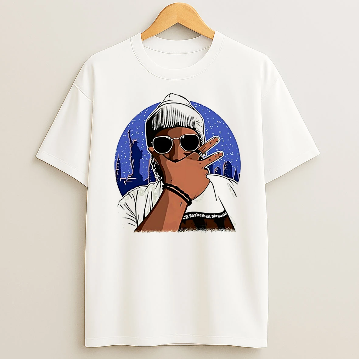 Vflippa Schmidtstee 20251222_123535 107_jalen Brunson 2025 Celly Cuff Ny Knicks T Shirt