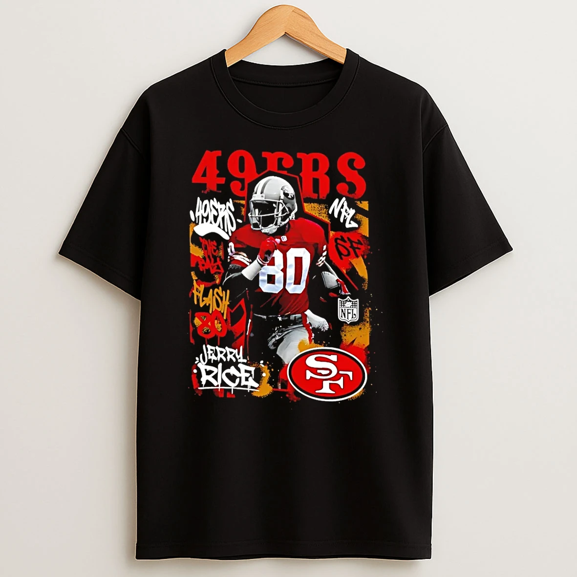 Vflippa Schmidtstee 20251222_123535 107_jerry Rice San Francisco 49ers Star Player T Shirt