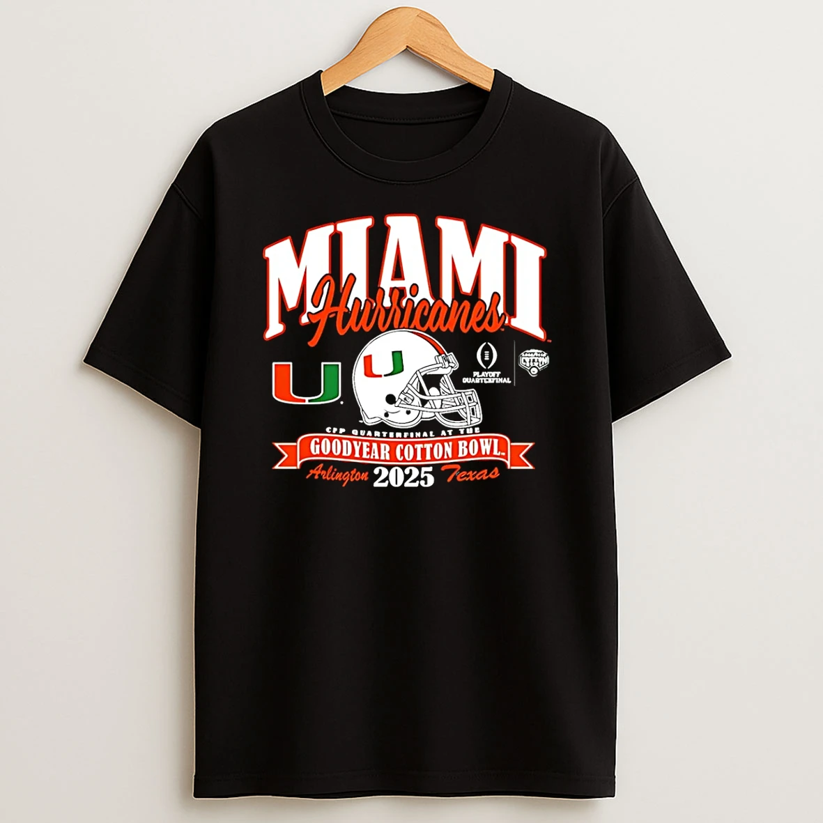 Vflippa Schmidtstee 20251222_123535 107_miami Hurricanes College Football Playoff 2025 Cotton Bowl Helmet T Shirt