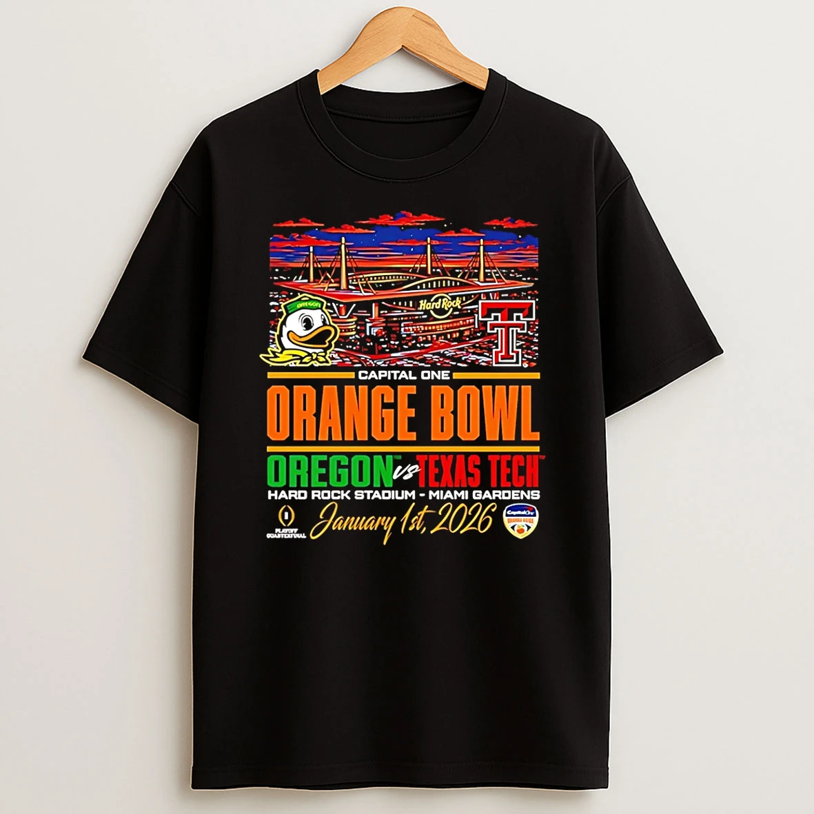 Vflippa Schmidtstee 20251222_123535 107_oregon Ducks Vs Texas Tech 2026 Orange Bowl Stadium T Shirt