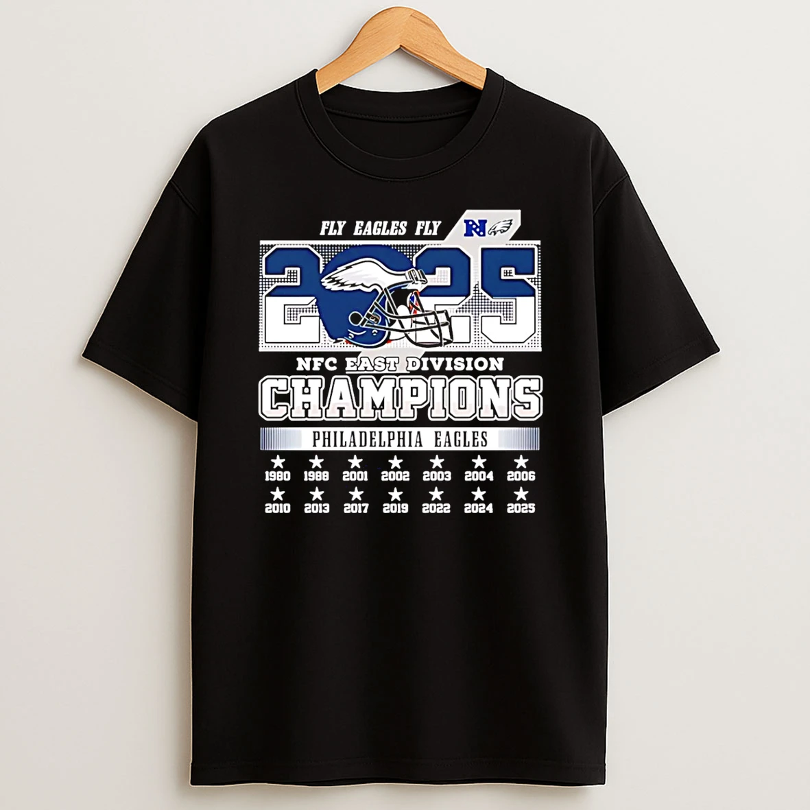 Vflippa Schmidtstee 20251222_123535 107_philadelphia Eagles 2025 Nfc East Division Champions 14 Time T Shirt