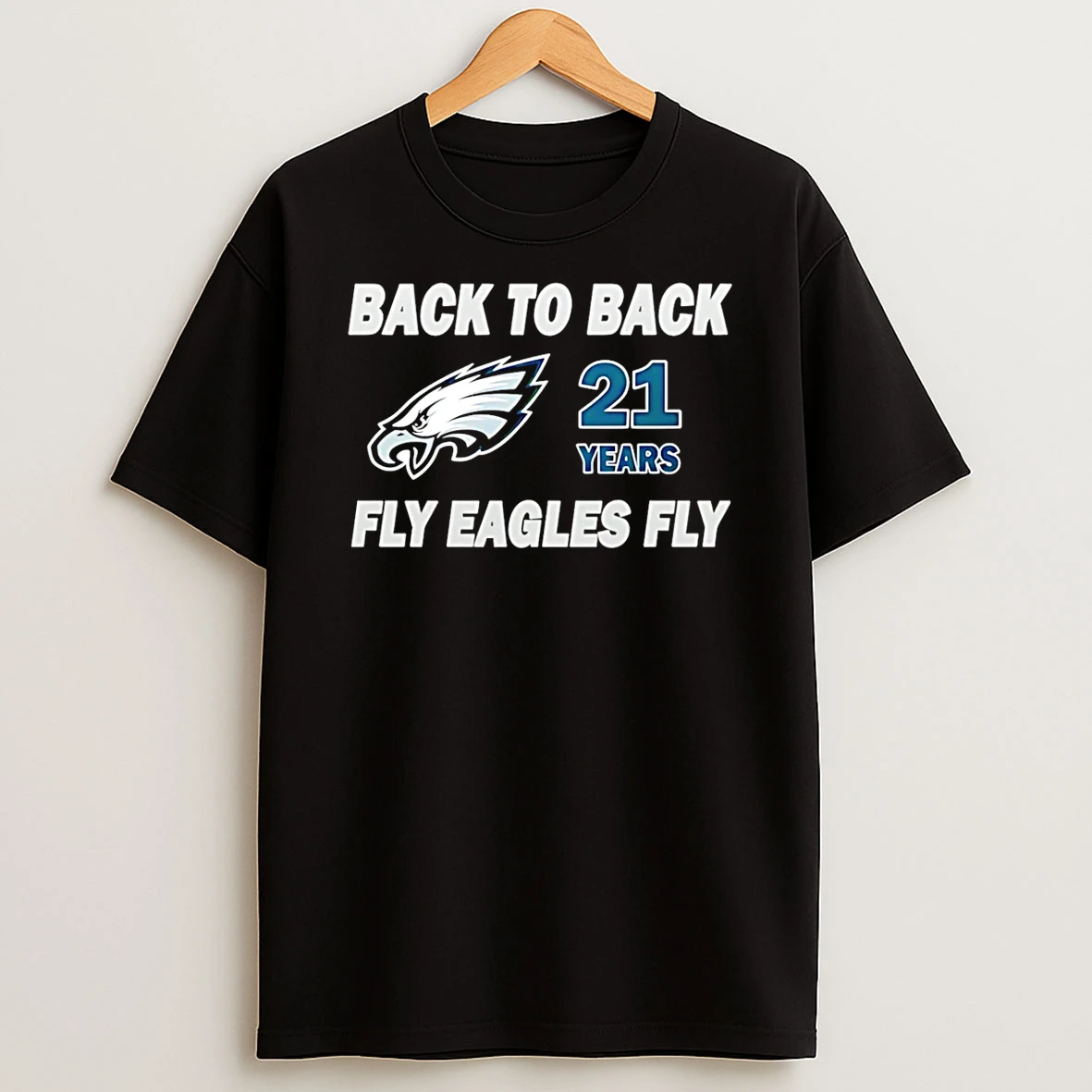 Vflippa Schmidtstee 20251222_123535 107_philadelphia Eagles Nfc East 2025 Back To Back Champions 21 Years T Shirt