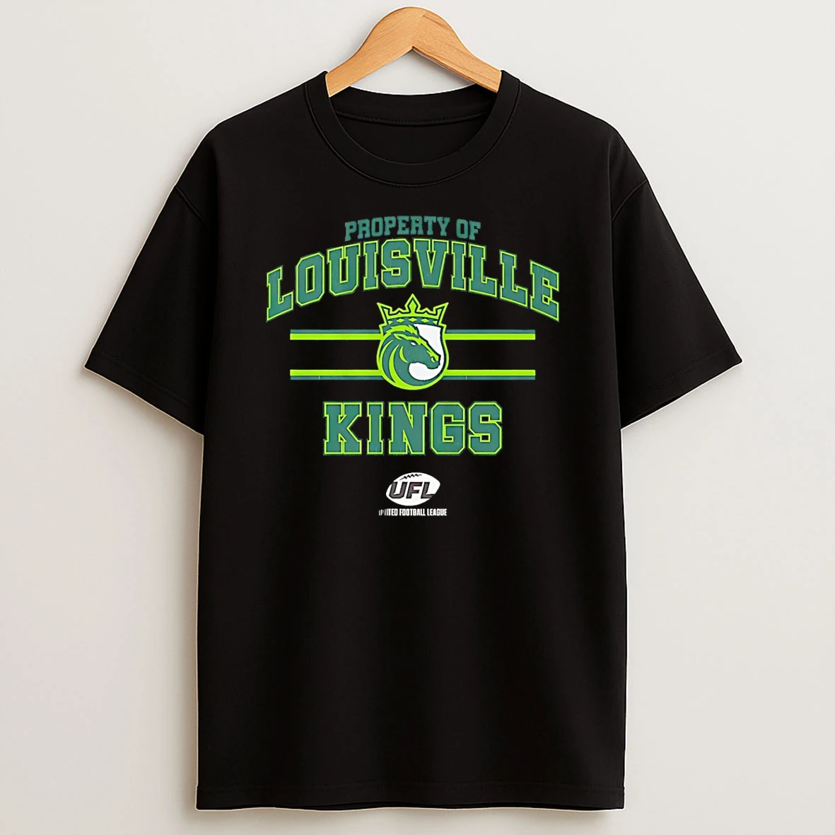 Vflippa Schmidtstee 20251222_123535 107_property Of Louisville Kings Ufl Logo T Shirt