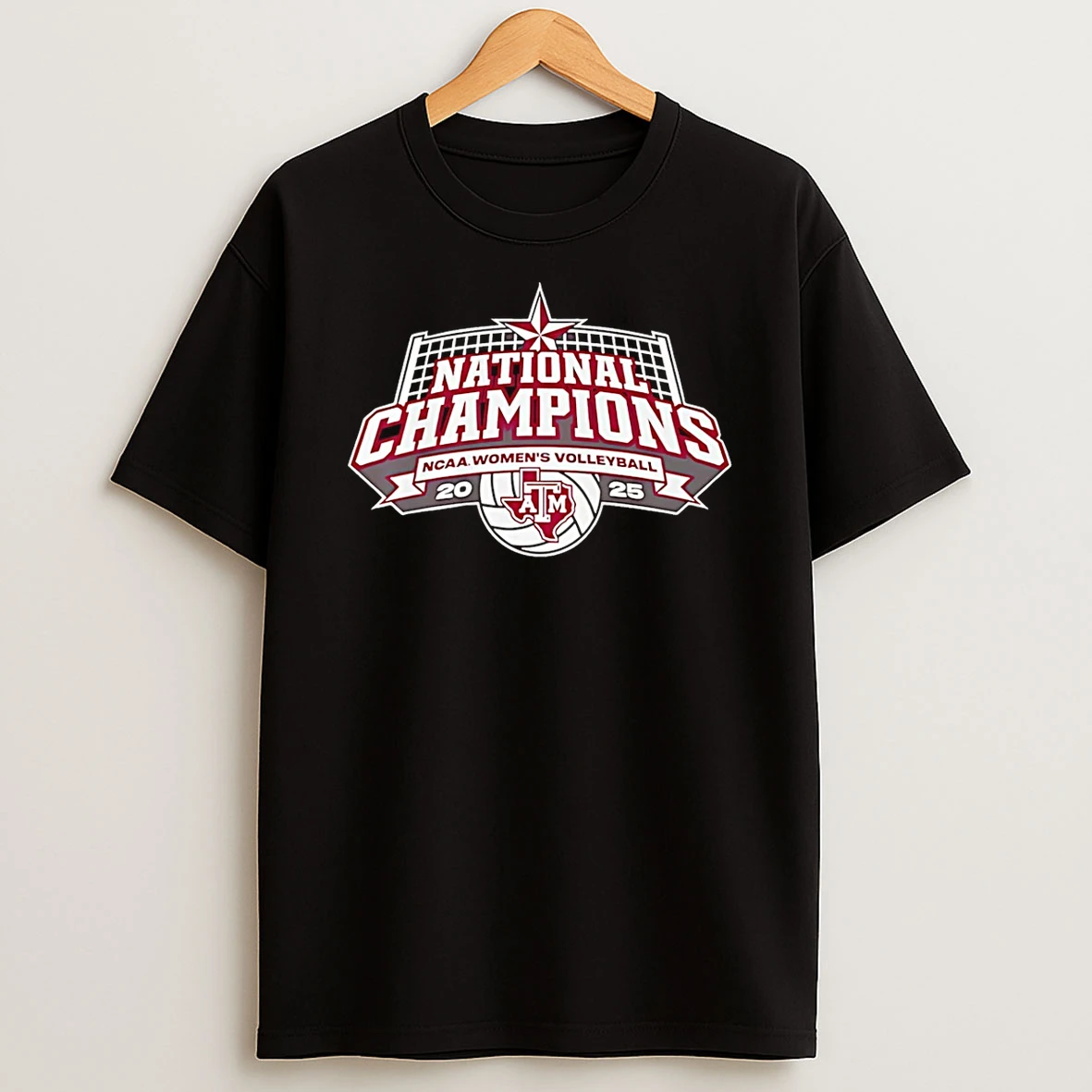 Vflippa Schmidtstee 20251222_130900 43_texas Am Volleyball 2025 National Champions Logo T Shirt