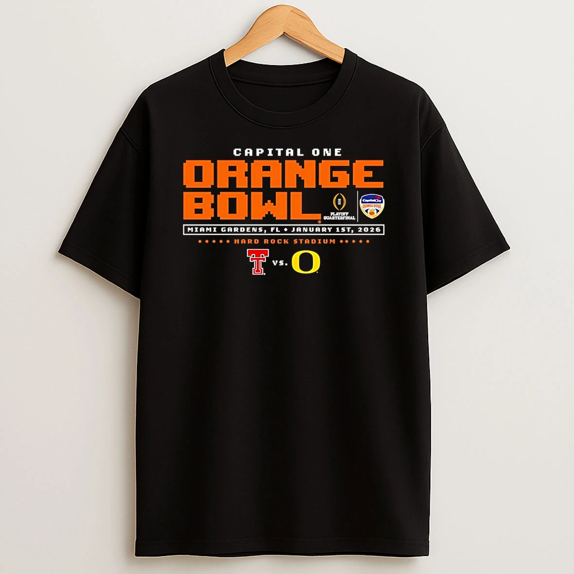 Vflippa Schmidtstee 20251222_130900 43_texas Tech Vs Oregon 2025 26 Orange Bowl Duck Hunt Game T Shirt