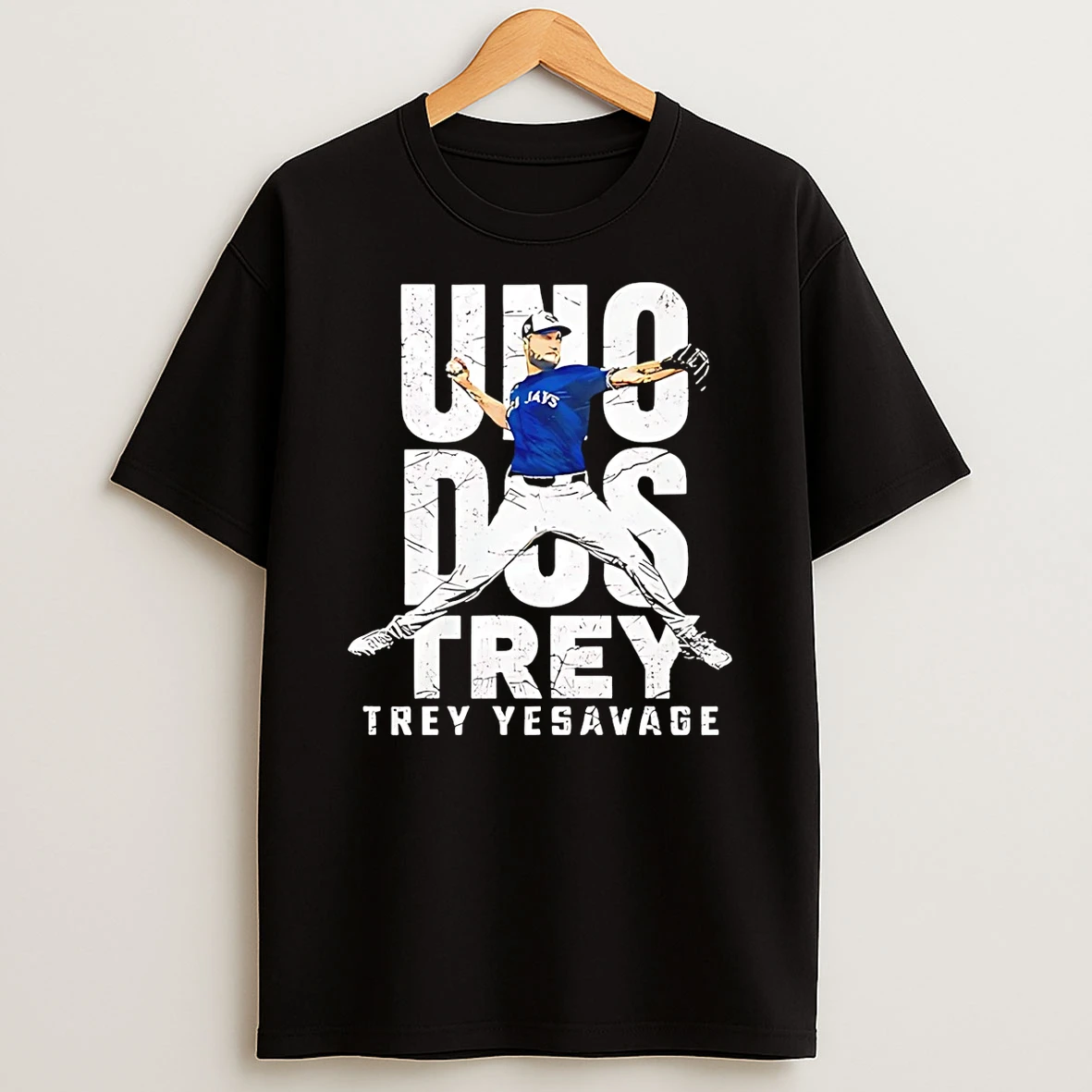 Vflippa Schmidtstee 20251222_130900 43_uno Dos Trey Trey Yesavage Toronto Blue Jays T Shirt