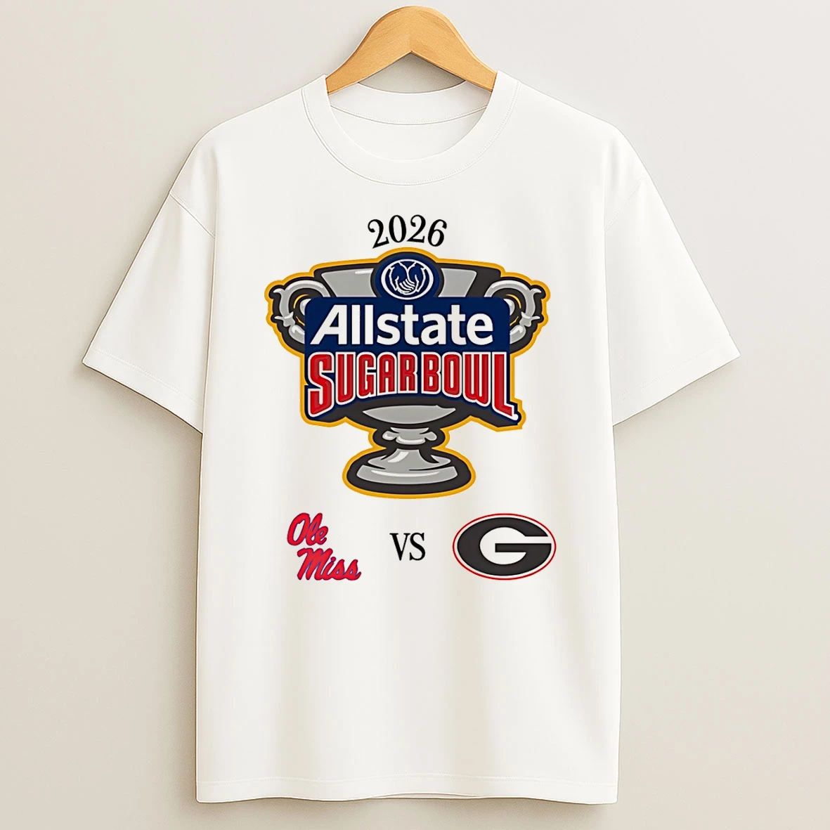 Vflippa Schmidtstee 20251222_170947 101_allstate Sugar Bowl 2026 Ole Miss Vs Georgia T Shirt