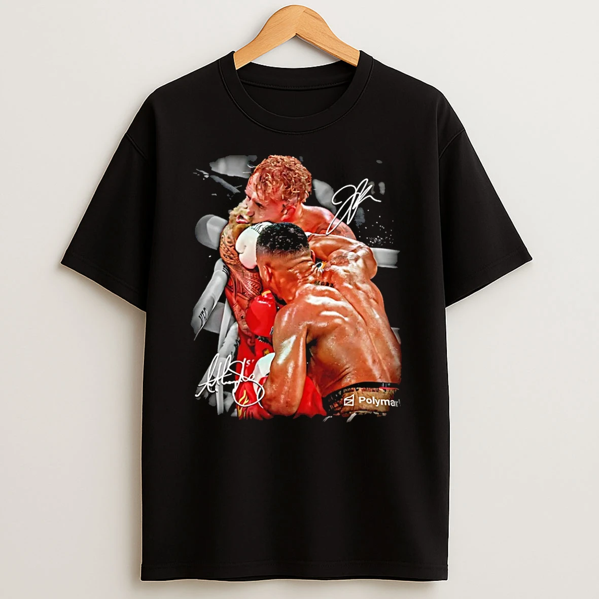 Vflippa Schmidtstee 20251222_170947 101_anthony Joshua Vs Jake Paul Ko Signatures T Shirt