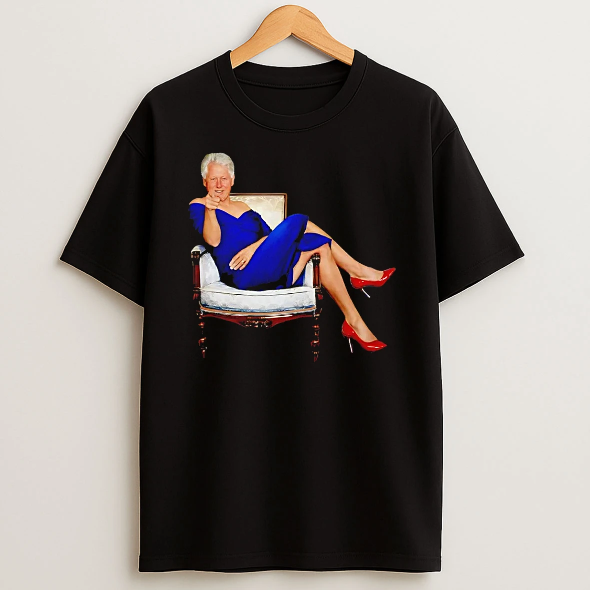 Vflippa Schmidtstee 20251222_170947 101_bill Clinton In Blue Dress Funny T Shirt