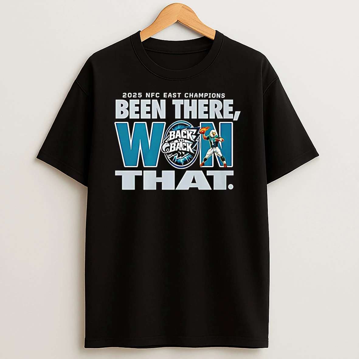 Vflippa Schmidtstee 20251222_170947 101_philadelphia Eagles 2025 Nfc East Division Champions Been There Won That T Shirt