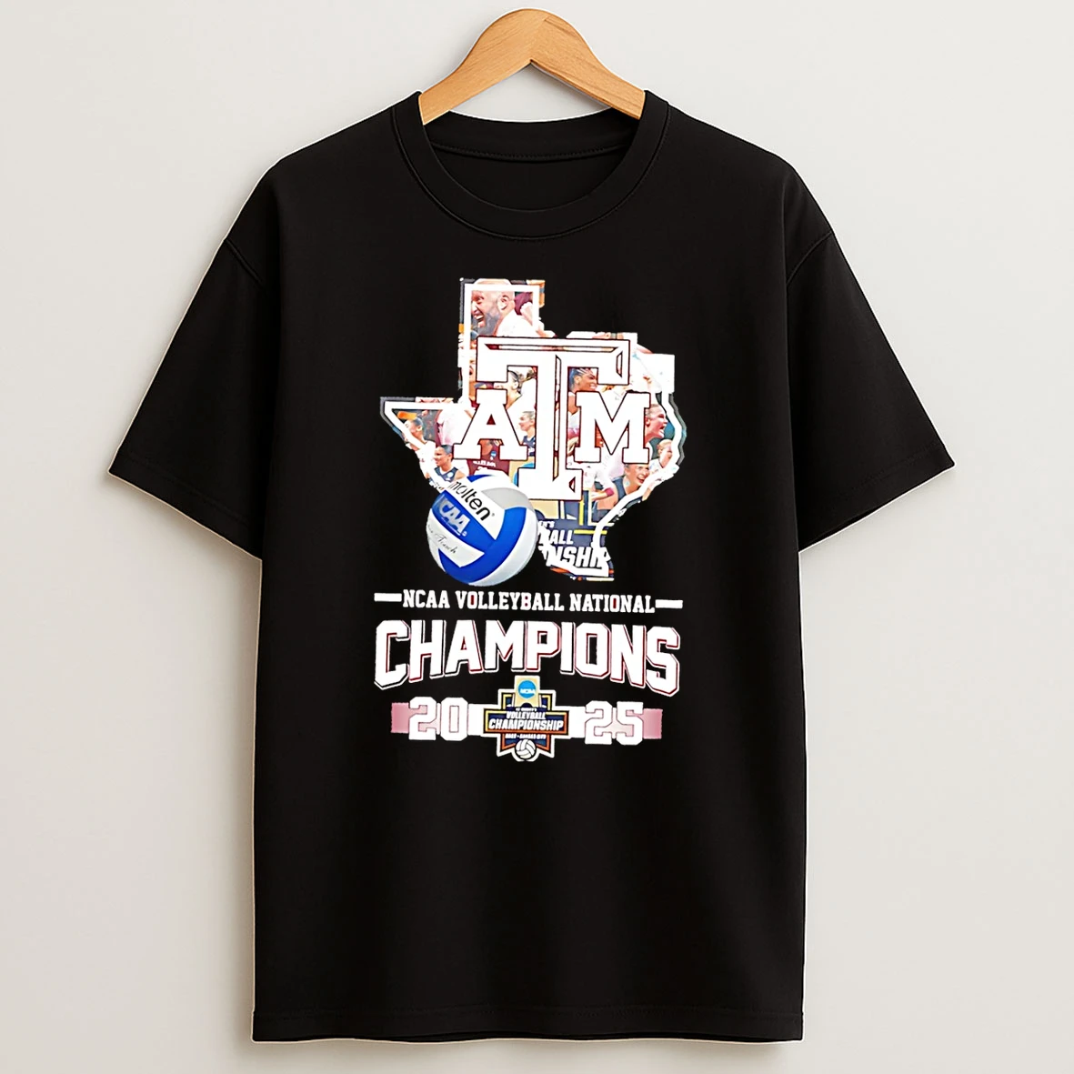 Vflippa Schmidtstee 20251222_170947 101_texas Am Aggies 2025 Volleyball National Champions State T Shirt
