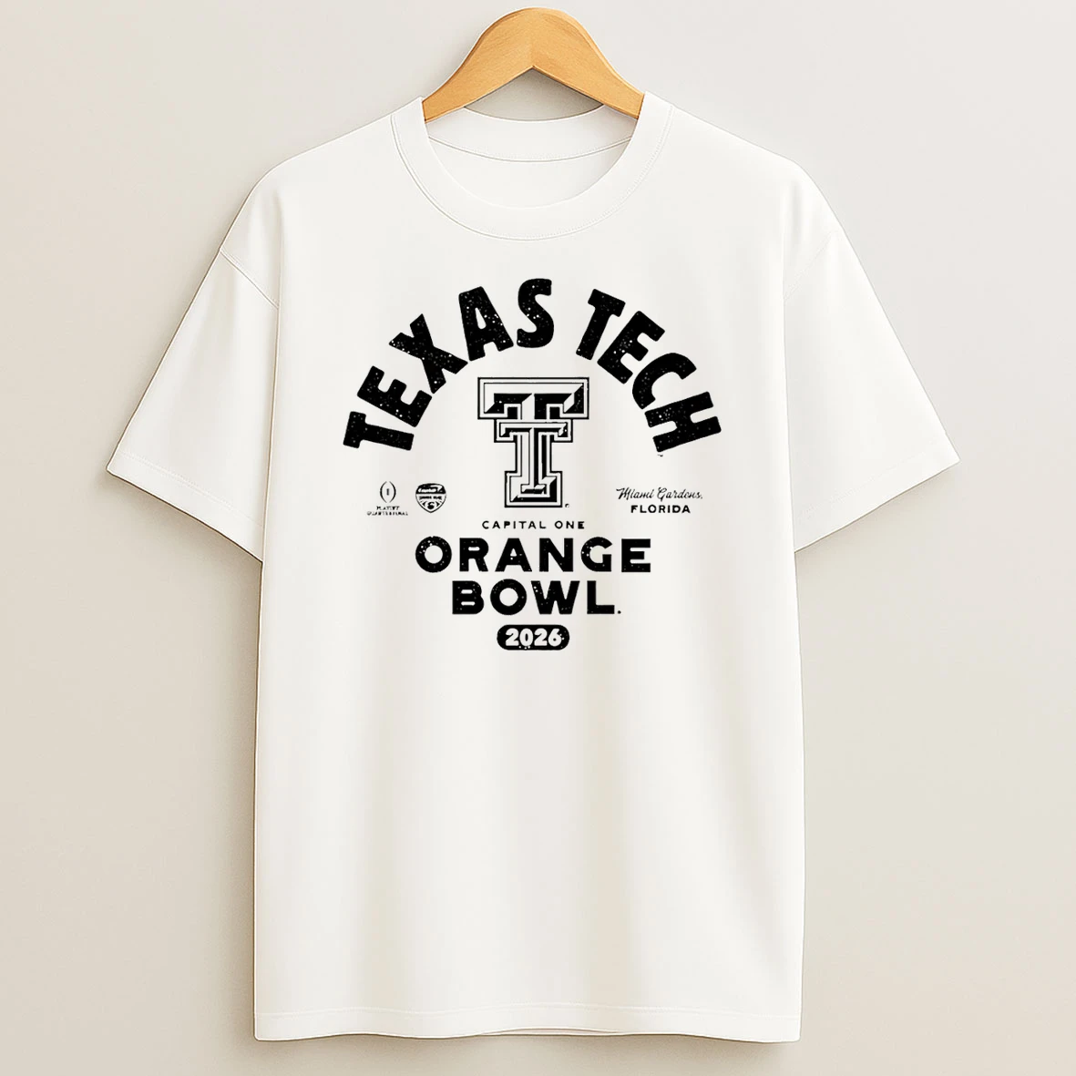 Vflippa Schmidtstee 20251222_170947 101_texas Tech Red Raiders 2026 Capital One Orange Bowl Bound T Shirt