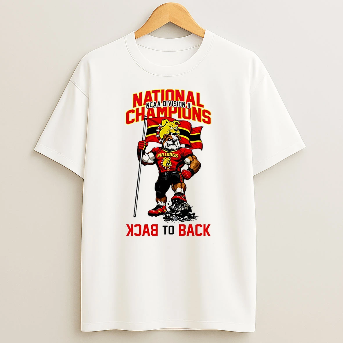 Vflippa Schmidtstee 20251223_130006 132_ferris State Bulldogs Ncaa Division Ii Champions 2025 T Shirt