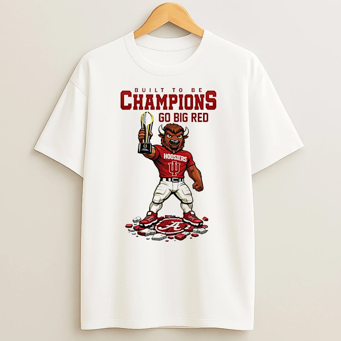 Vflippa Schmidtstee 20251223_130006 132_indiana Hoosiers 2026 Cfp Built To Be Champions Go Big Red T Shirt