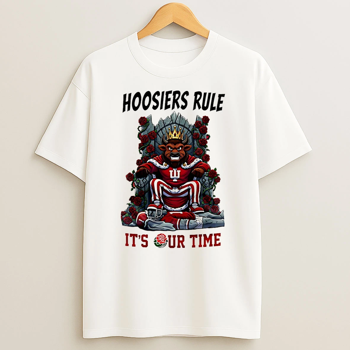 Vflippa Schmidtstee 20251223_130006 132_indiana Hoosiers Rule 2026 Rose Bowl It Our Time T Shirt