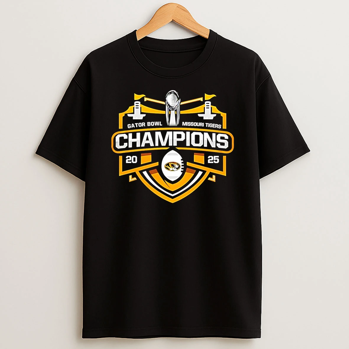 Vflippa Schmidtstee 20251223_130006 132_missouri Tigers 2025 Gator Bowl Champions Logo T Shirt