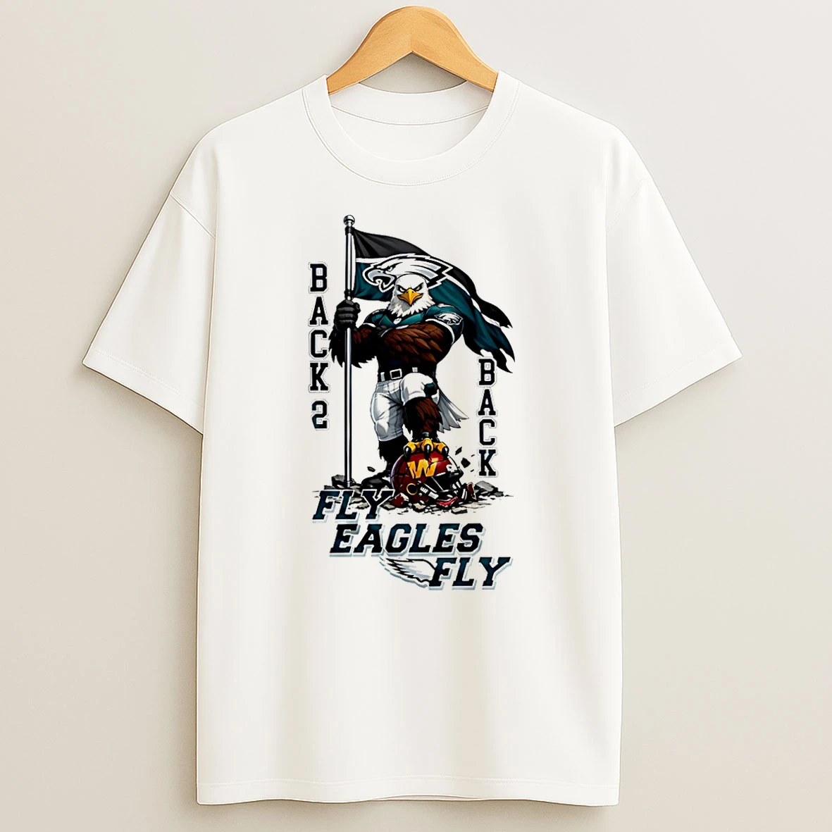 Vflippa Schmidtstee 20251223_130006 132_philadelphia Eagles Nfl 2025 Nfc East Champions Mascot T Shirt