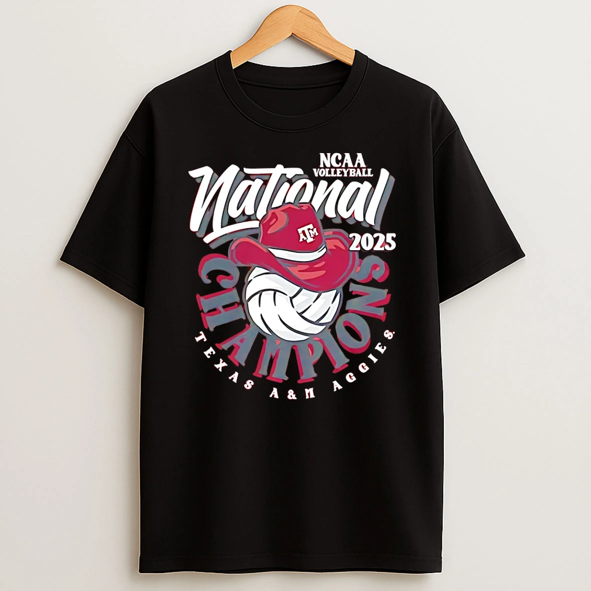 Vflippa Schmidtstee 20251223_130006 132_texas Am Aggies Womens Volleyball National Champions 2025 Hat T Shirt