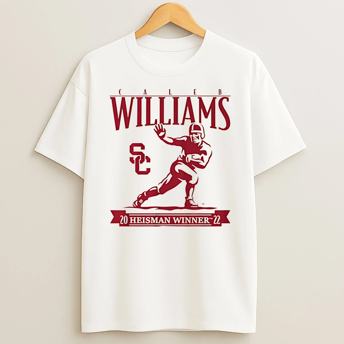 Vflippa Schmidtstee 20251223_130006 132_usc Trojans Caleb Williams Heisman Trophy T Shirt