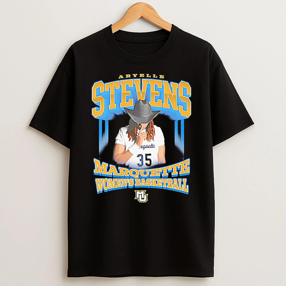 Vflippa Schmidtstee 20251224_164303 11_aryelle Stevens Marquette Golden Eagles Shhh Cartoon T Shirt