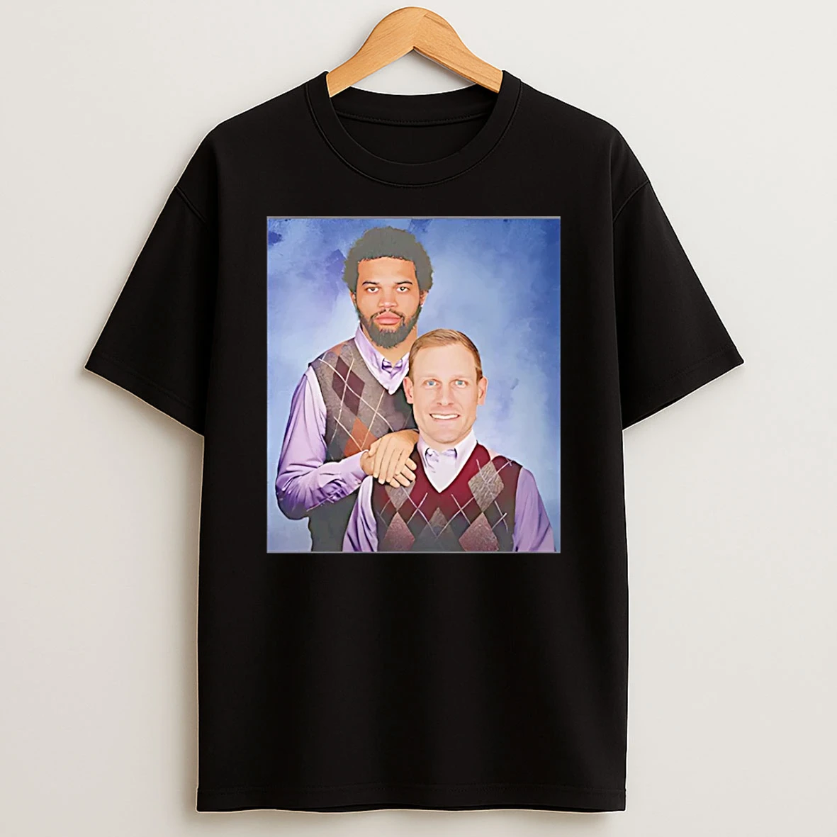 Vflippa Schmidtstee 20251224_174200 144_caleb Williams And Ben Johnson Step Brothers Chicago Bears T Shirt
