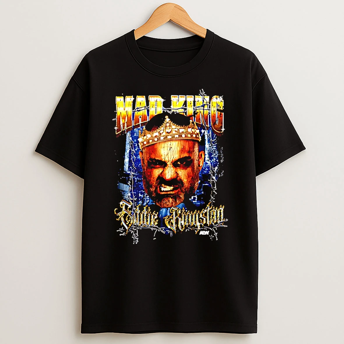 Vflippa Schmidtstee 20251224_174200 144_eddie Kingston Mad King Graphic T Shirt
