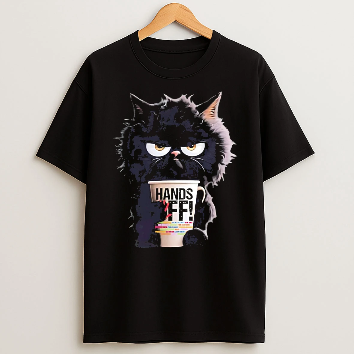 Vflippa Schmidtstee 20251224_174200 144_hands Off Black Cat T Shirt